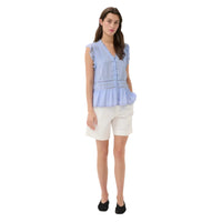 Part Two Womens Bernadete Blouse Brunnera Blue