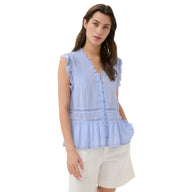 Part Two Womens Bernadete Blouse Brunnera Blue