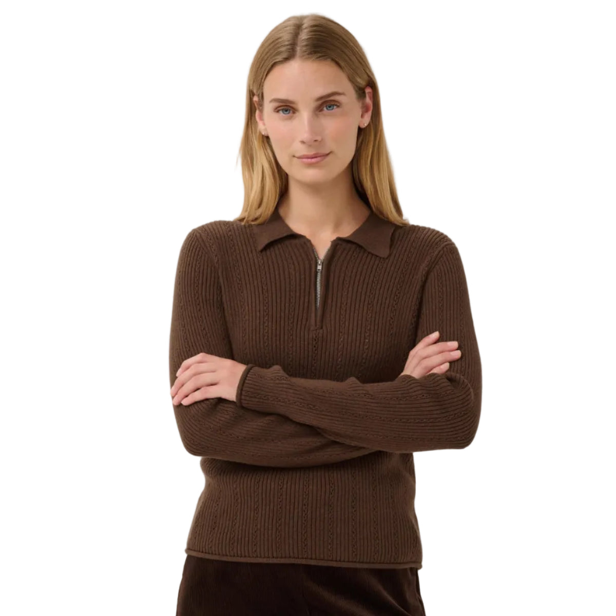 Part Two Womens Jumper Charley Downtown Brown 30310835