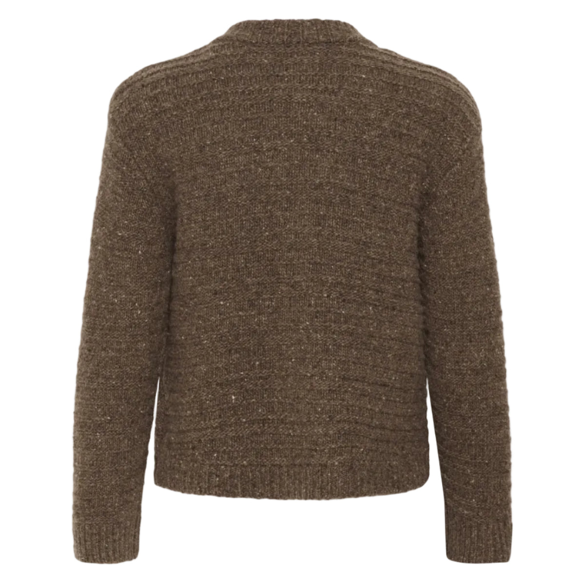 Part Two Ceylan women's brown nepse knitted cardigan