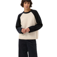 Part Two Womens Jumper Cleo Oatmeal/Navy