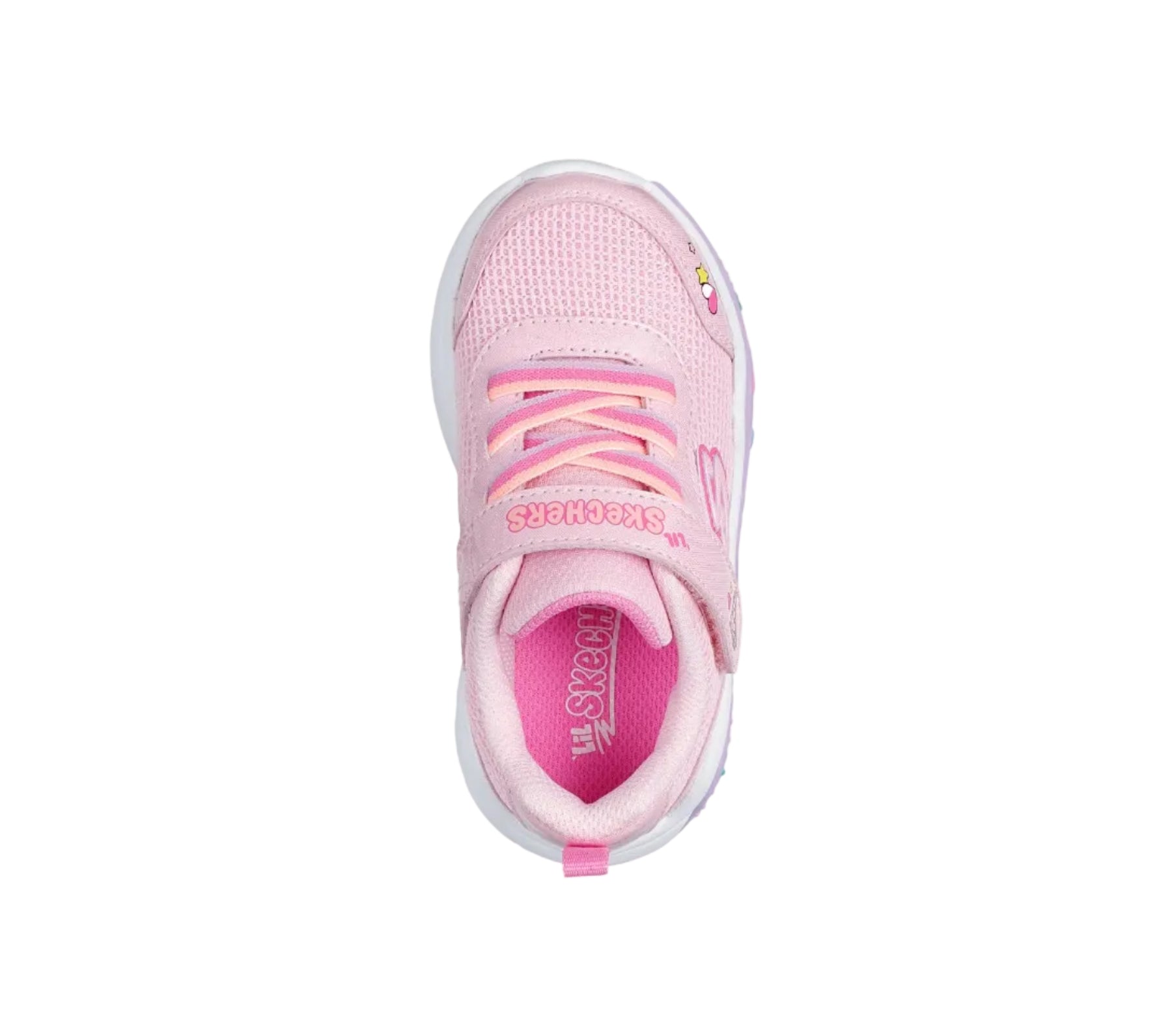 Skechers Girls Trainer Play Scene-Fun Squad Light Pink/Multi