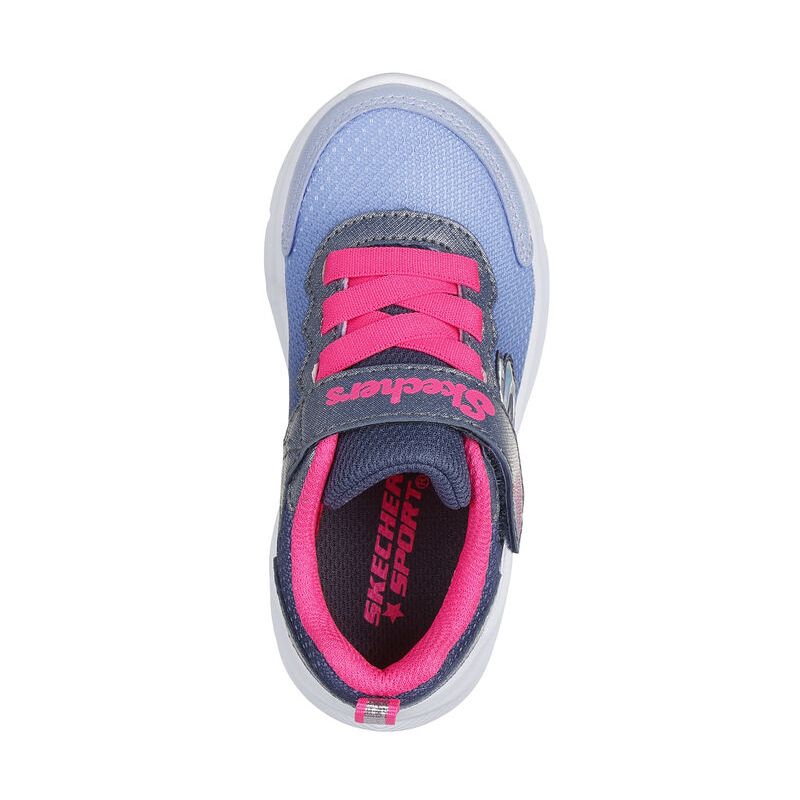 Skechers Girls Trainer Sole Swifters Cutie Walk Navy/Hot Pink