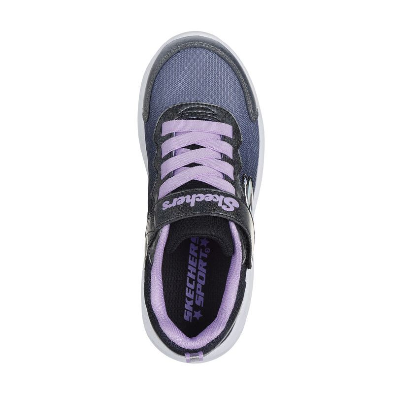 Skechers Girls Trainer Sole Swifters Cutie Walk Black/Lavender