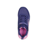 Skechers Girls Trainer Microspec Max Advance Fly 3.0 Navy/Pink