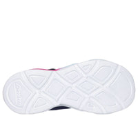 Skechers Girls Trainer S-Light Twisty Glow Navy/Multi
