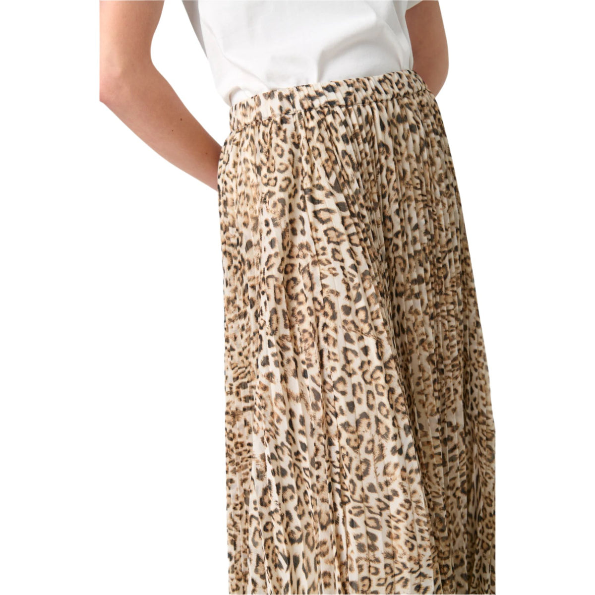 Soaked Womens Skirt Anaya Evelina Leopard Print