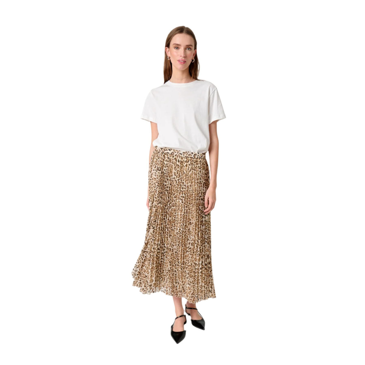 Soaked Womens Skirt Anaya Evelina Leopard Print