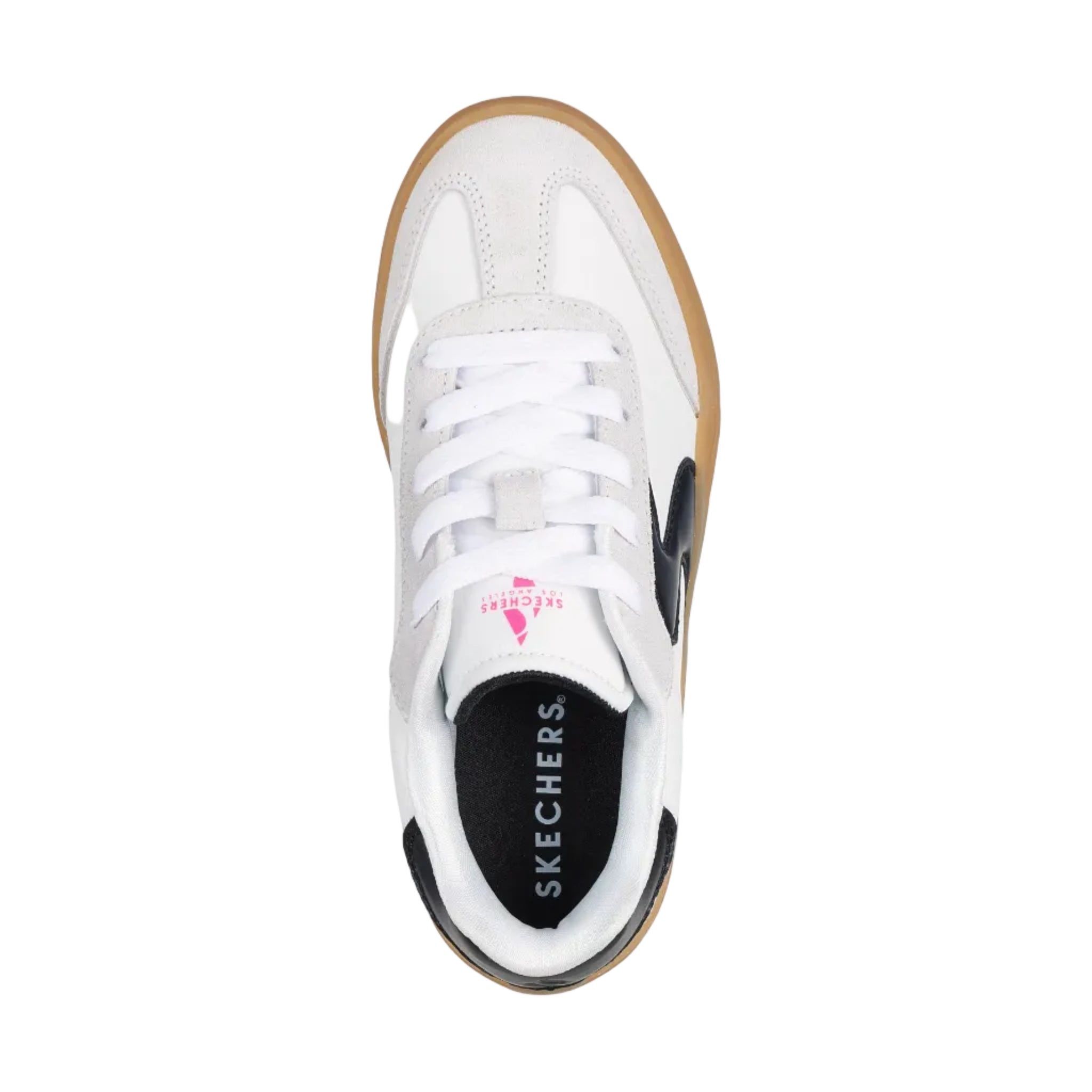 Skechers Girls Trainer Zinger Lift-Homecoming Star White/Black