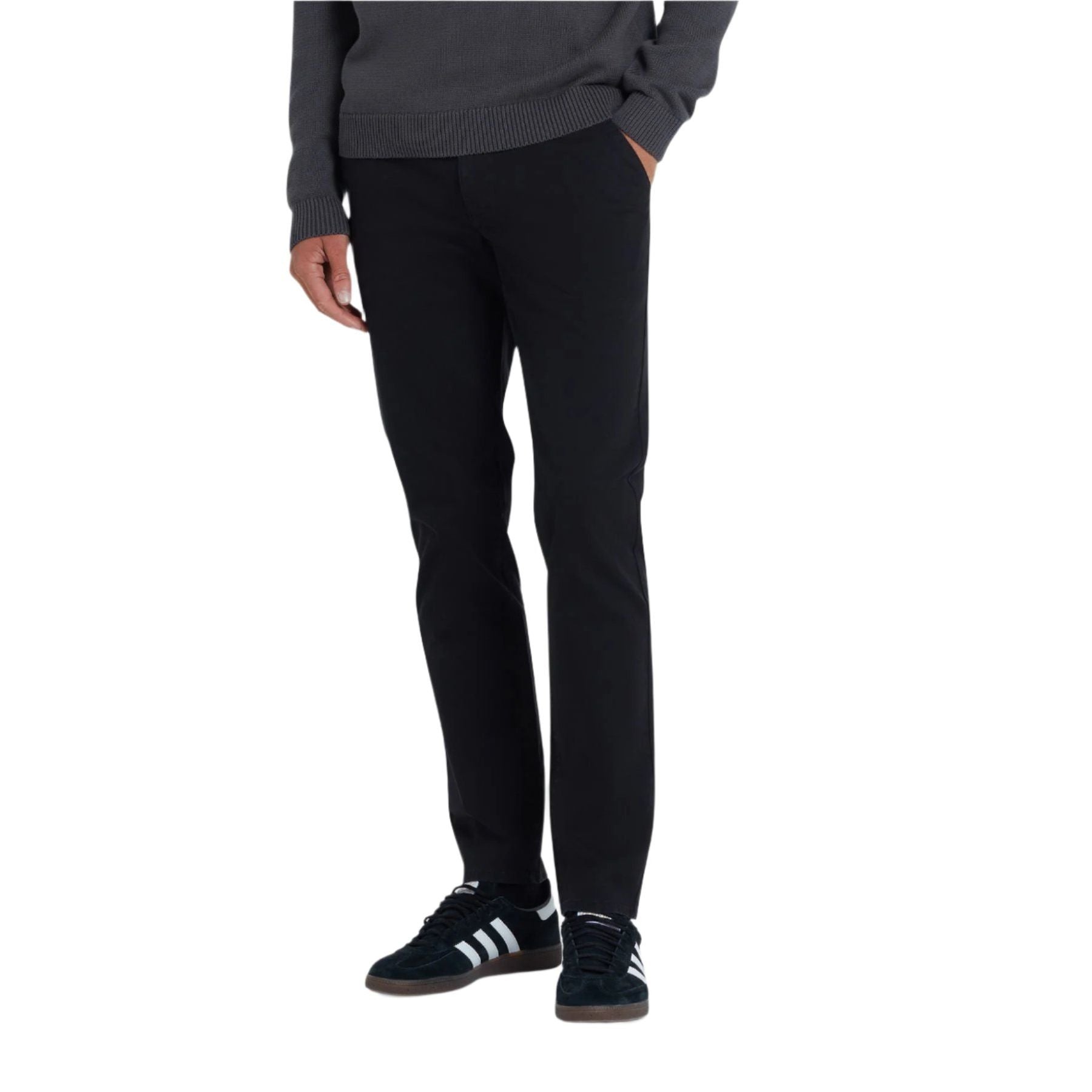 Farah Mens Elm Twill Chino Black