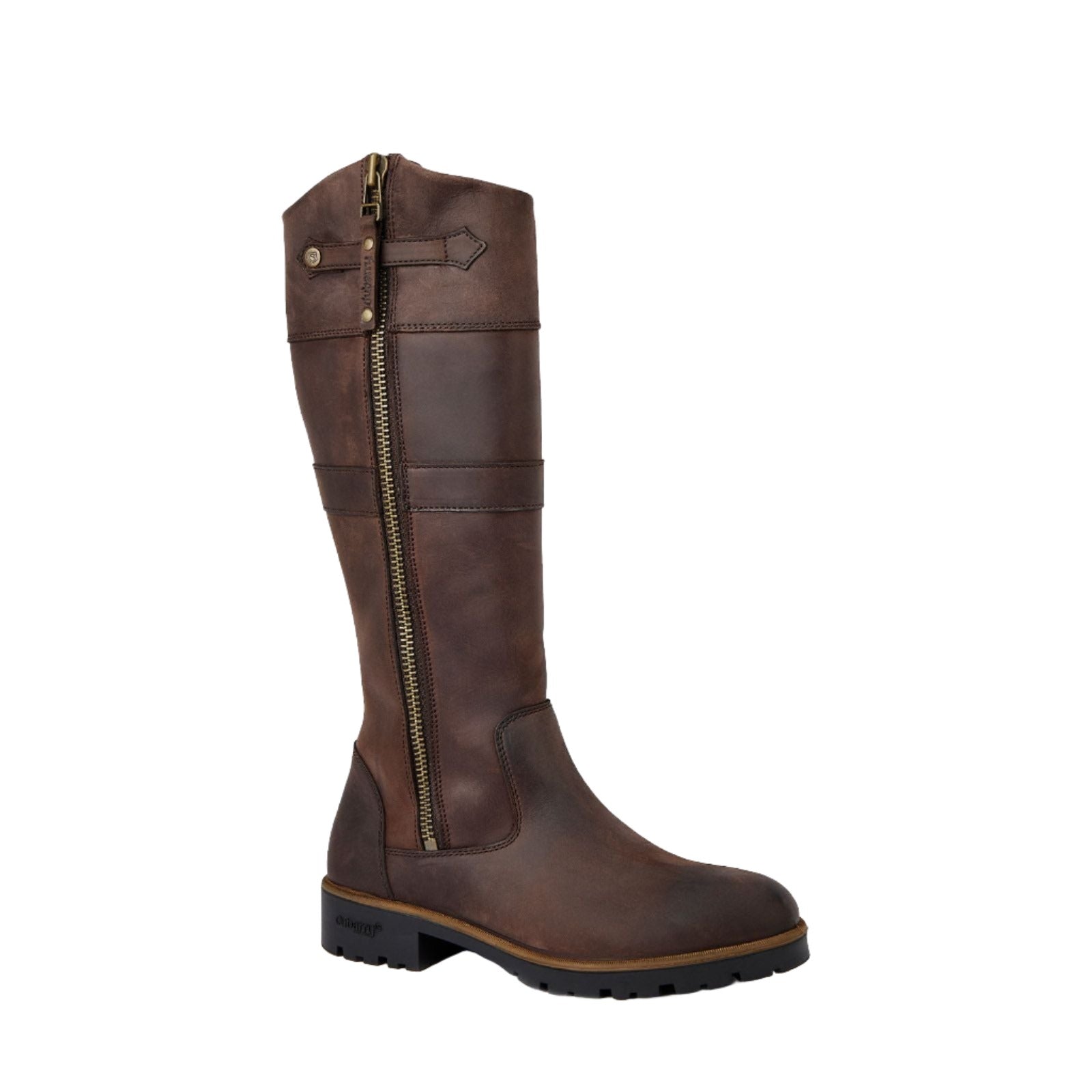 Dubarry Roundstone women's old rum leather boot