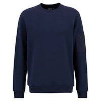 Barbour International Mens Sweatshirt Grip Crew Neck Navy