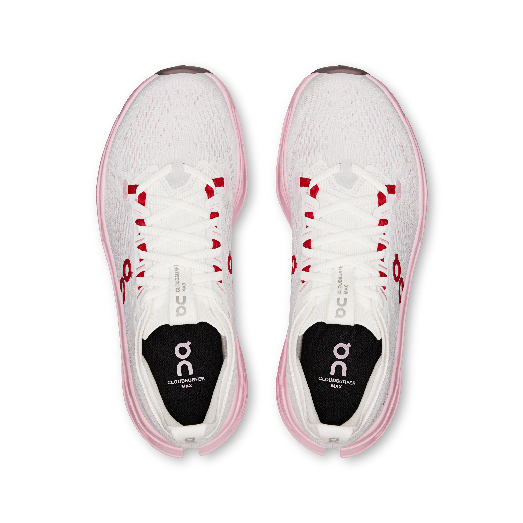 On Running Womens Trainer Cloudsurfer Max Ivory/Peony