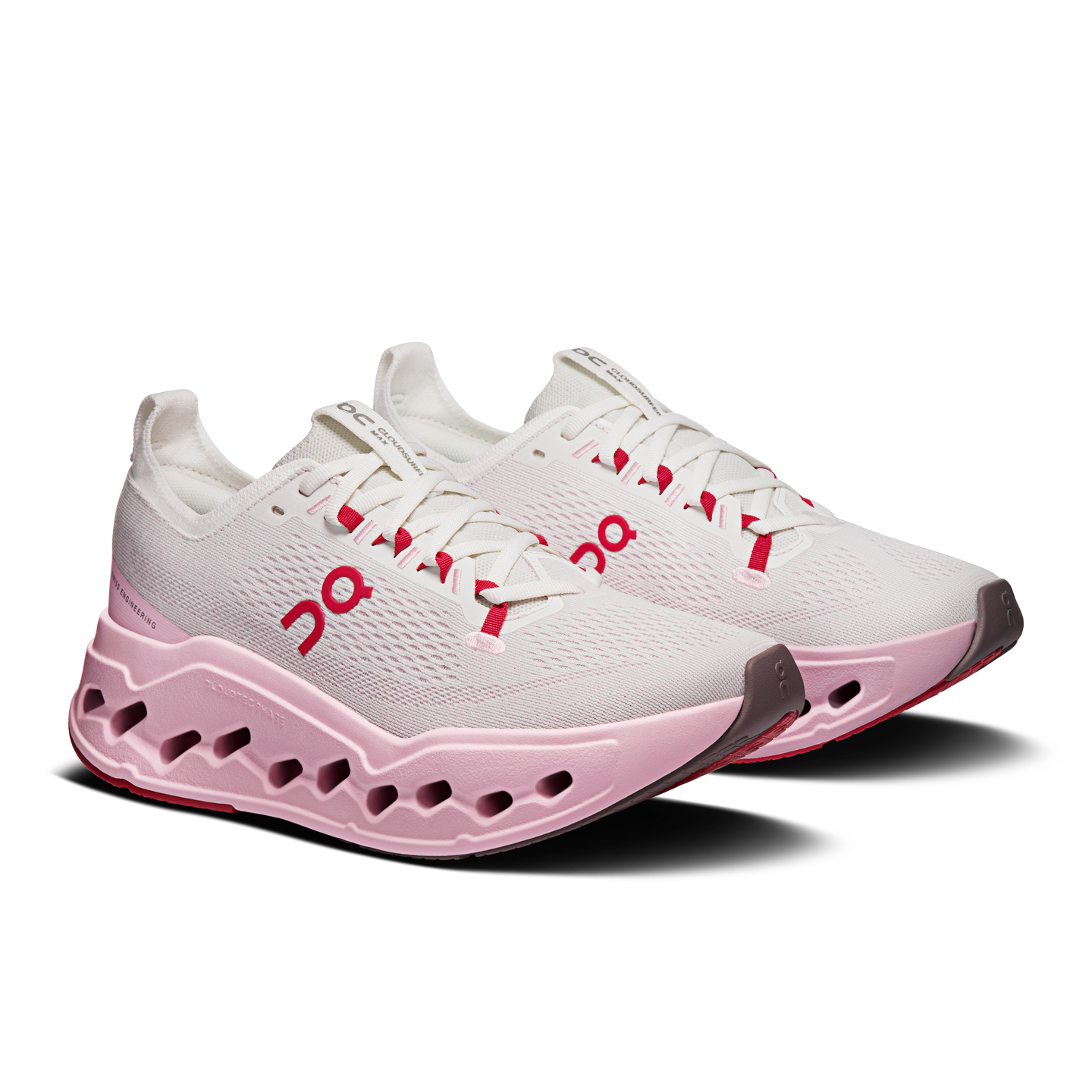 On Running Womens Trainer Cloudsurfer Max Ivory/Peony