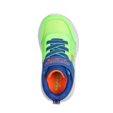 Skechers Boys Trainer S-Lights Meteor Krendox Blue/Lime