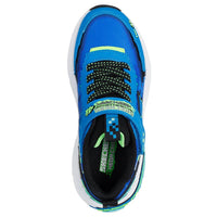 Skechers Boys Trainer Mega-Craft 4K Blue/Lime