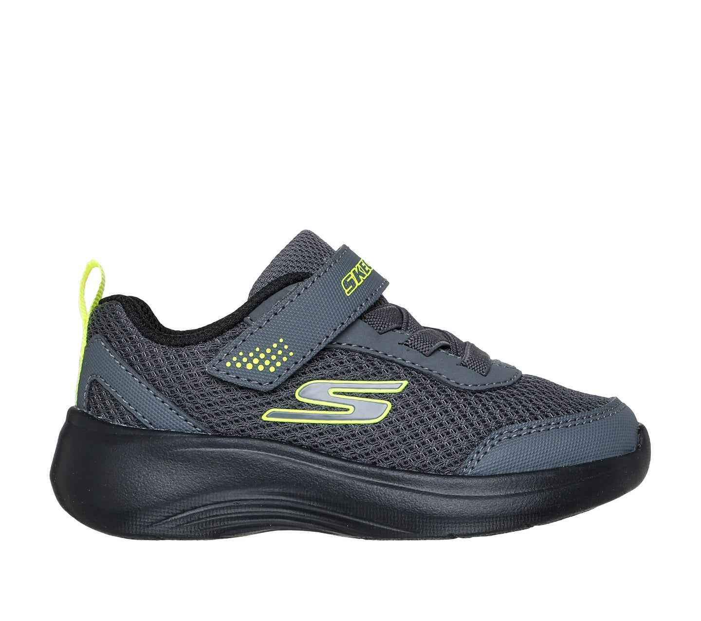 Skechers Boys Trainer Selectors Reset Achieved Charcoal/Black/Lime
