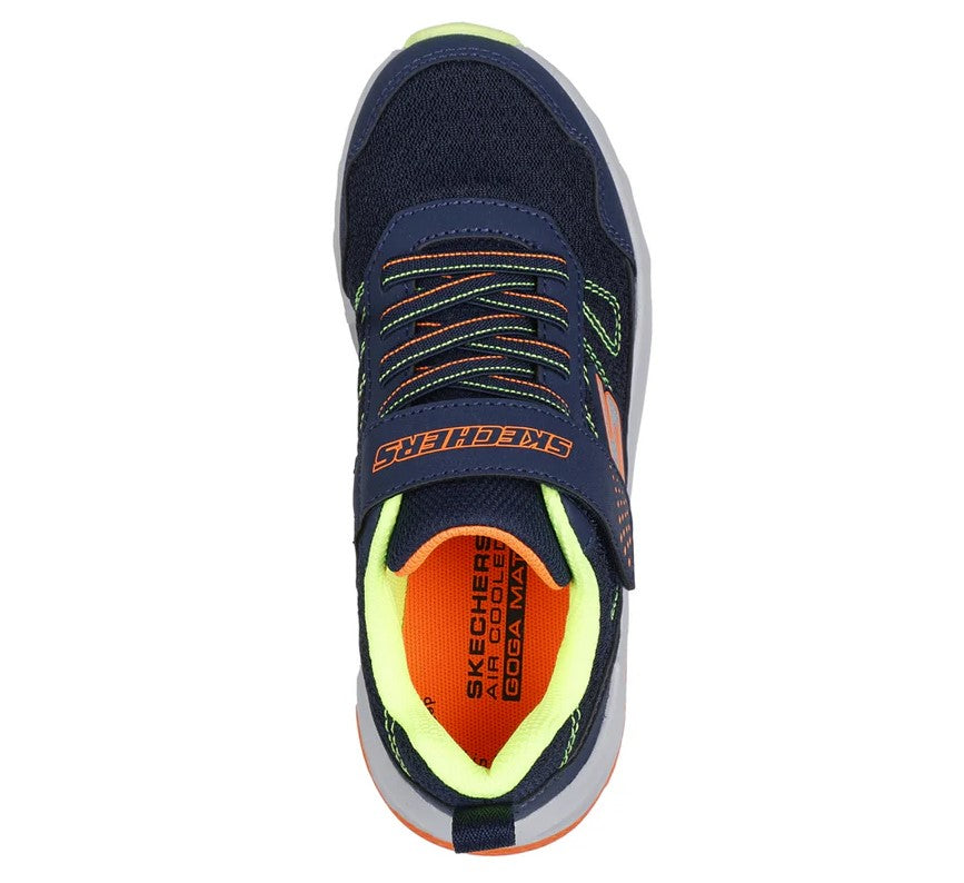 Skechers Boys Trainer Elite Sport Spec Stride Navy Donaghys