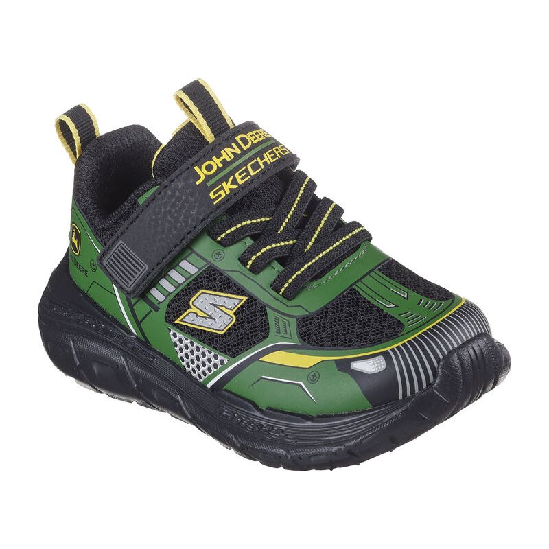 Skechers Boys Trainer Skech Tracks Tractor Tronix Green/Black