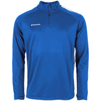 Stanno First adults' royal and white quarter-zip top