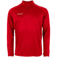 Stanno women's white and red mesh top with zip