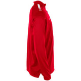 Stanno women's white and red mesh top with zip