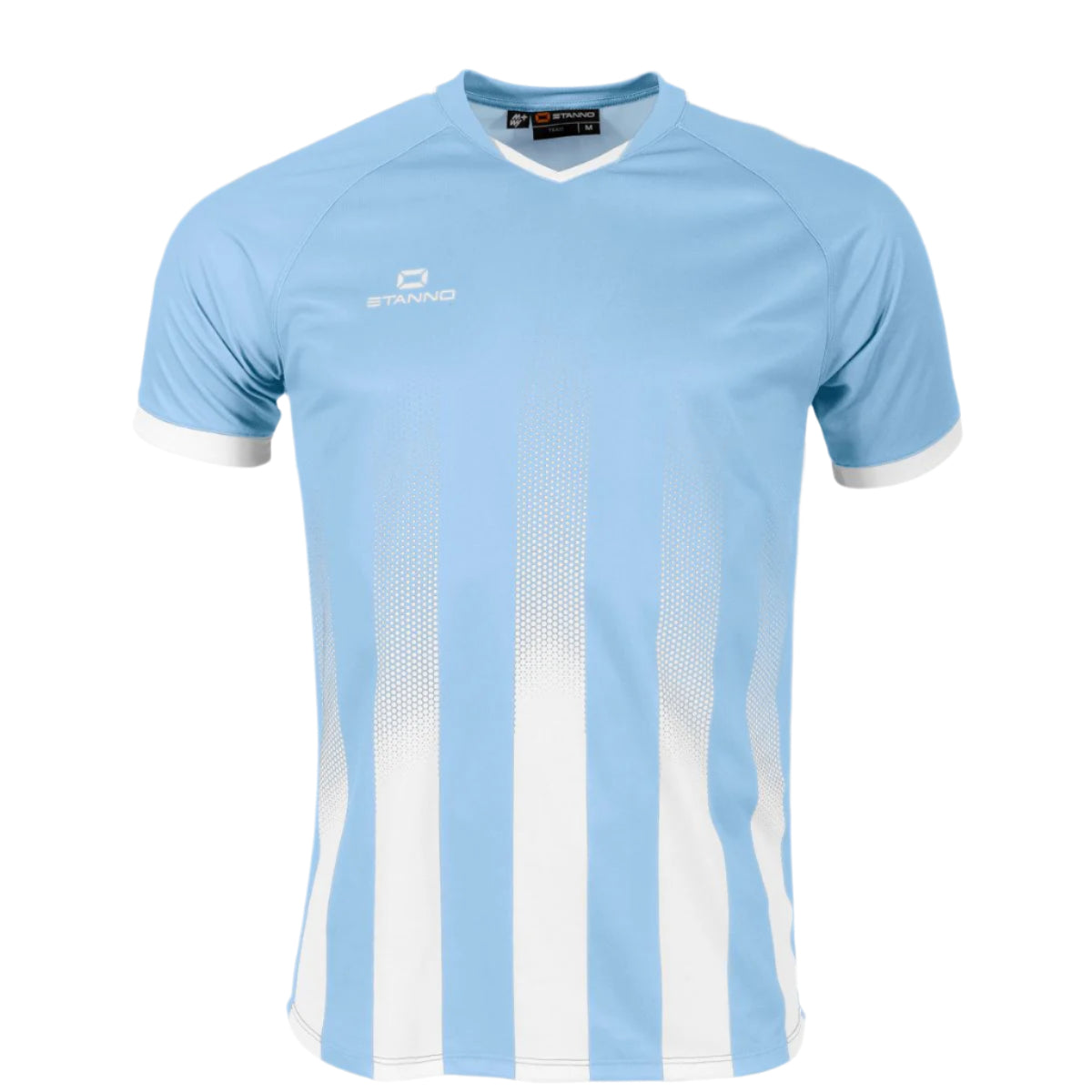 Stanno Adults T-Shirt Vivid Sky Blue/White