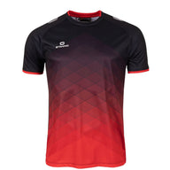 Stanno kids' black and red t-shirt