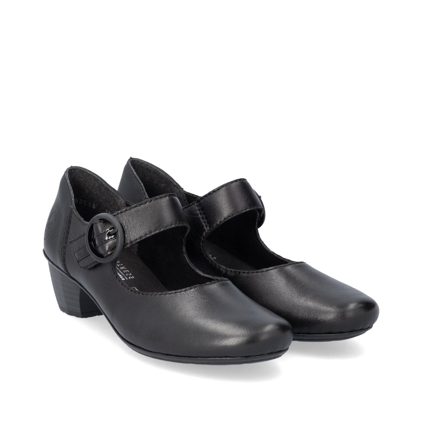 Riker Womens Shoe 41756-00 Black/Black