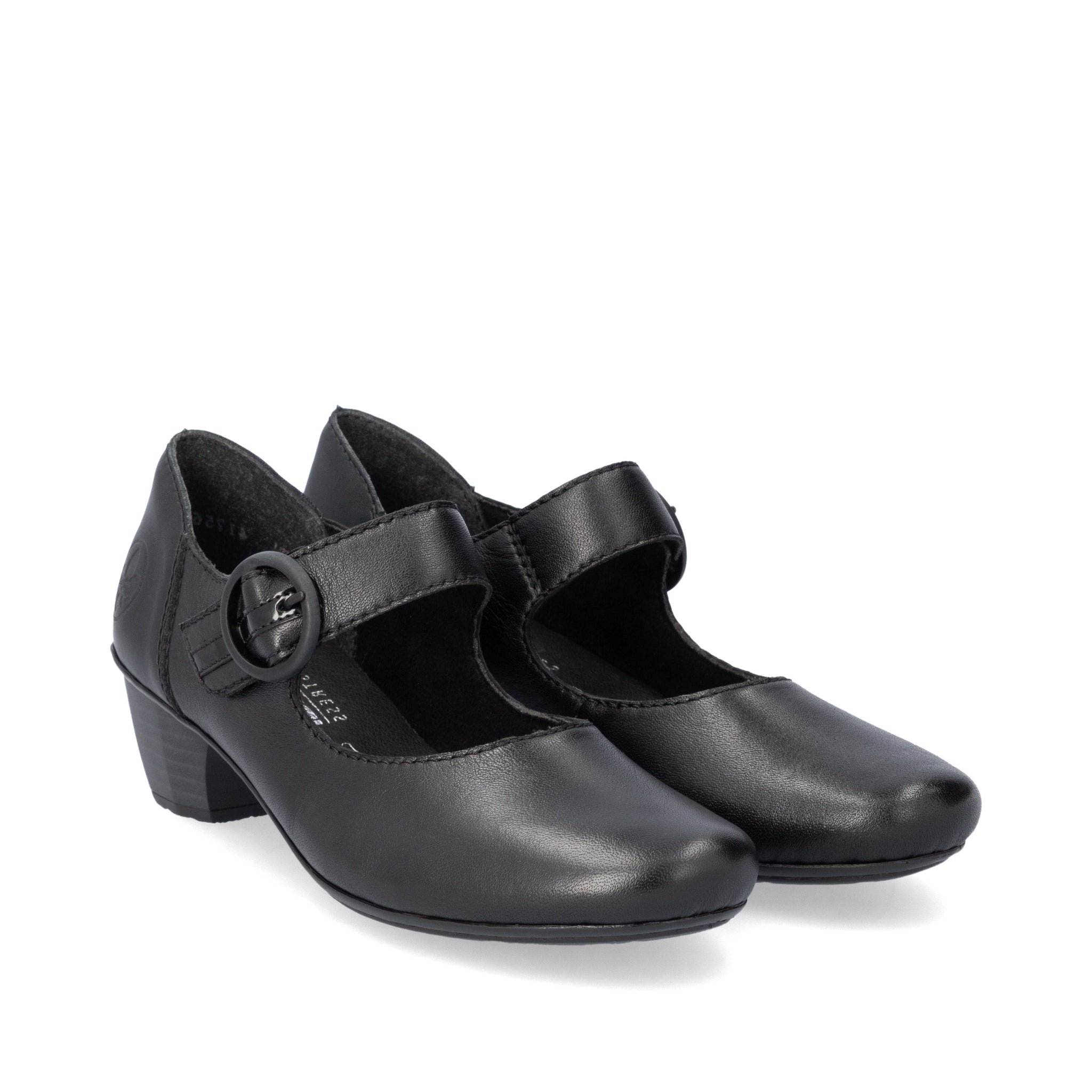 Riker Womens Shoe 41756-00 Black/Black