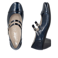 Rieker Womens Shoe 41758-14 Pazifik/Midnight