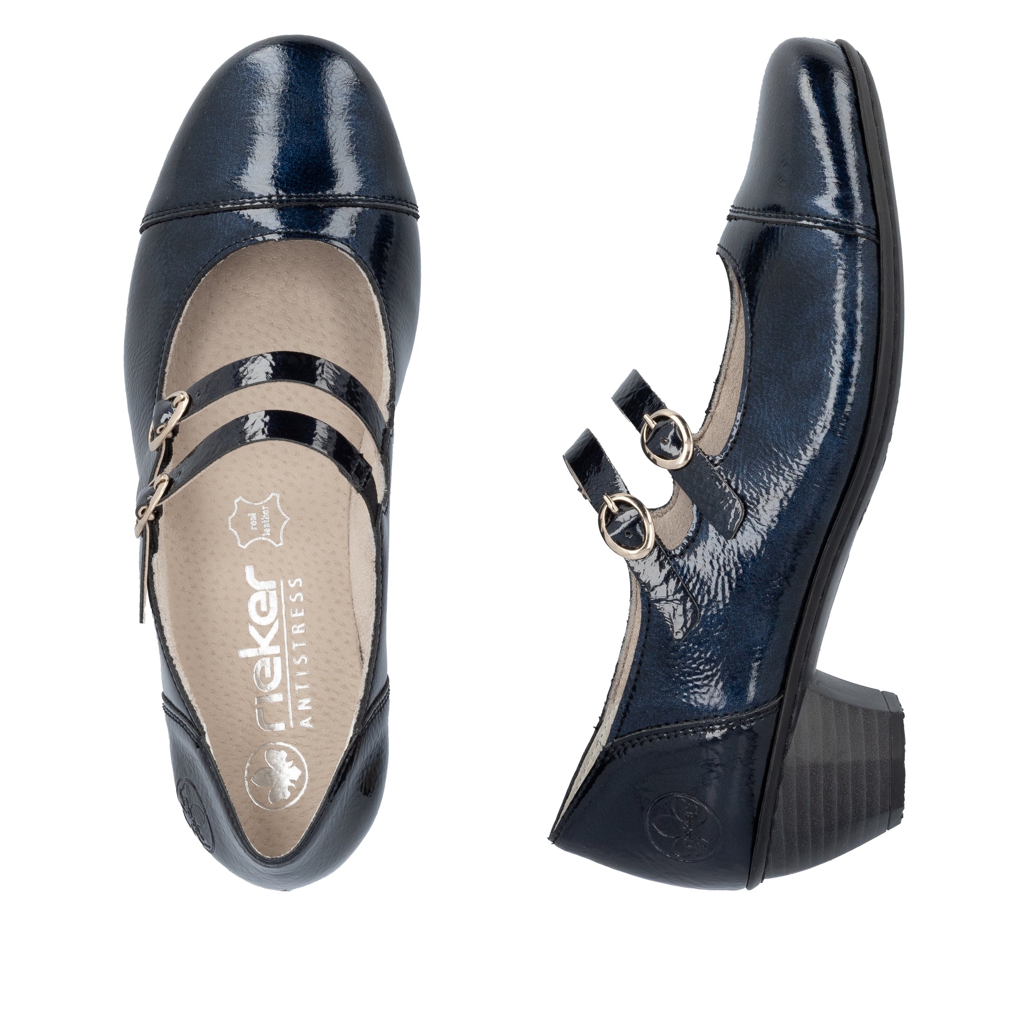 Rieker Womens Shoe 41758-14 Pazifik/Midnight