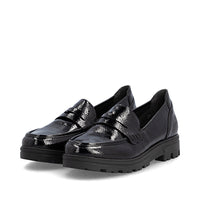 Rieker women's black slip-on shoe