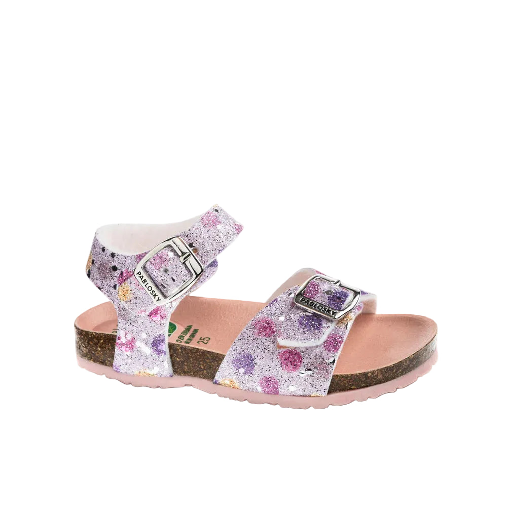 Pablosky Girls Sandal 446577 Dots Lila