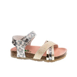 Pablosky Girls Sandal 447207 Leopardo Lux Blanco