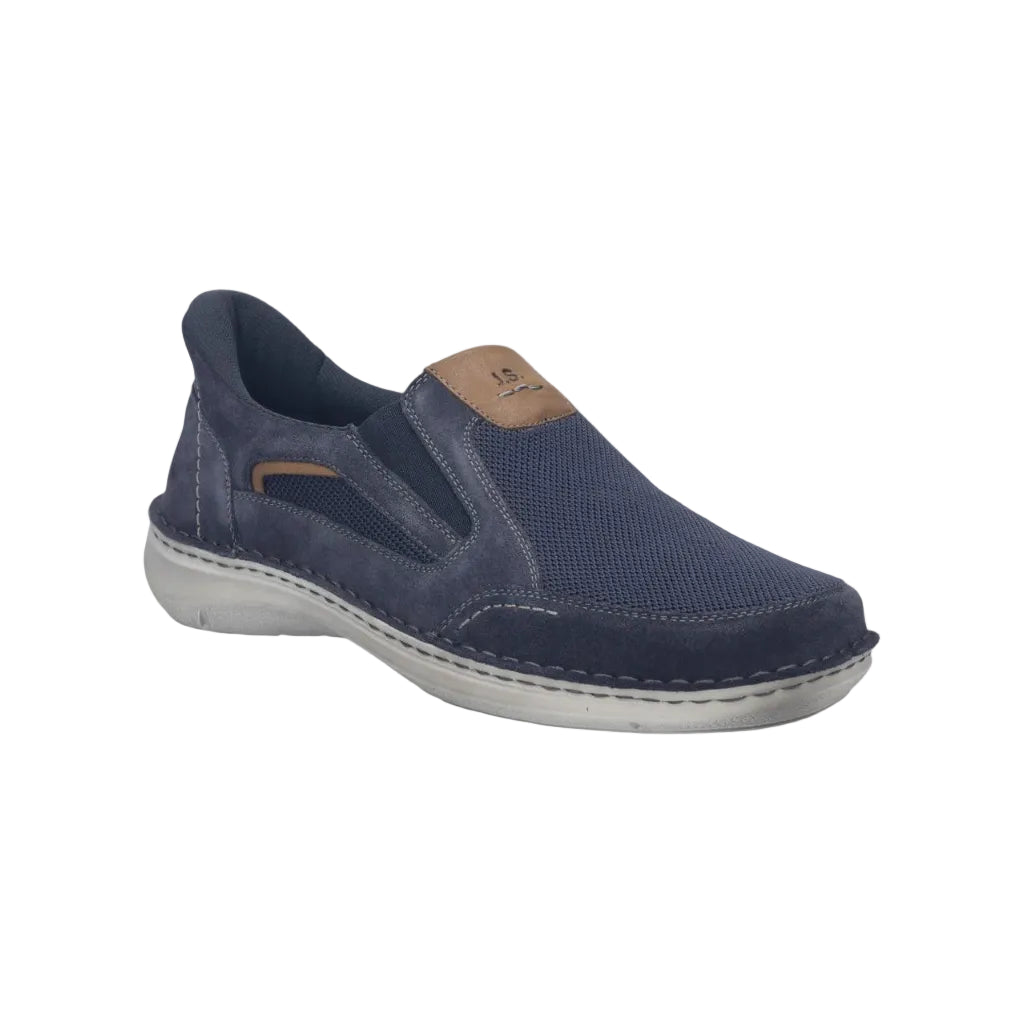 Josef Seibel Mens Shoe New Anvers 25 Nachtblau Kombi
