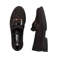 Rieker Womens Loafer 45553 Brown