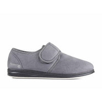Padders Mens Slippers Harry Dark Grey