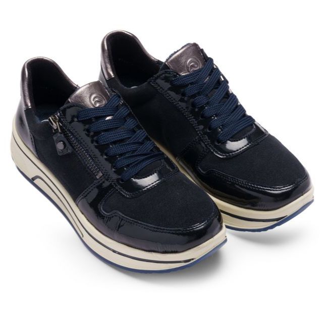 Ara Womens Sneaker 27540 Blau/Graphit