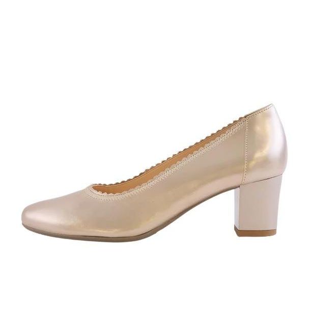 Bioeco Womens Shoe 5527 Gold Leather