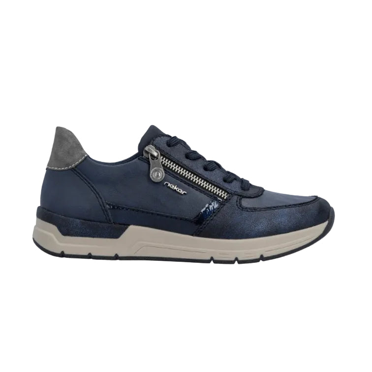 Rieker women's navy blue casual trainers