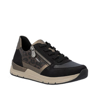 Rieker Womens Trainer 58902-91 Black Combi