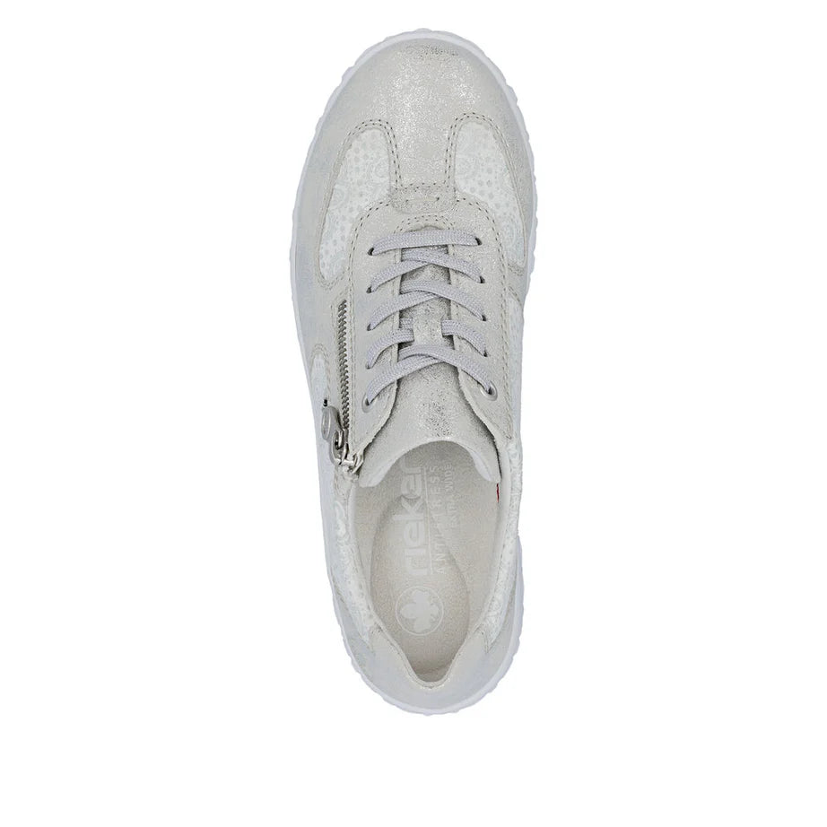 Rieker Womens Shoe 59501-90 Silver/Platinum