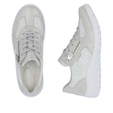 Rieker Womens Shoe 59501-90 Silver/Platinum