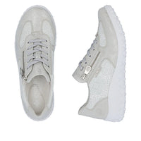 Rieker Womens Shoe 59501-90 Silver/Platinum