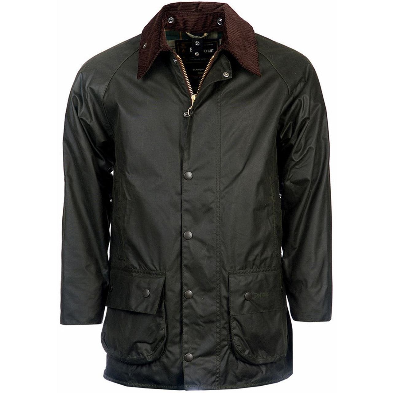 Barbour Mens Jacket Beaufort Wax Sage