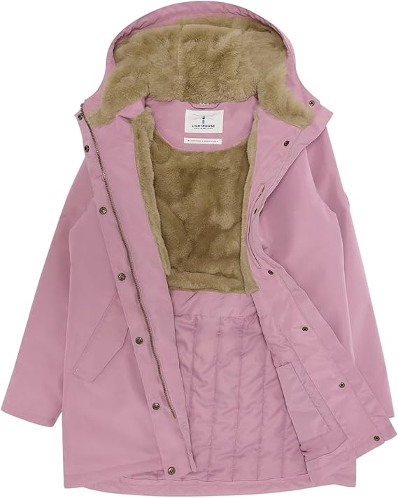 Lighthouse Womens Coat Scarlet Wild Rose