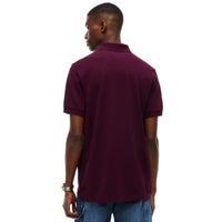 Tommy Jeans Mens Regular Essential Polo Calypso Berry