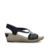 Rieker Womens Sandal 62451-14 Blue