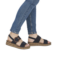 Rieker Womens Sandal 62950-14 Blue